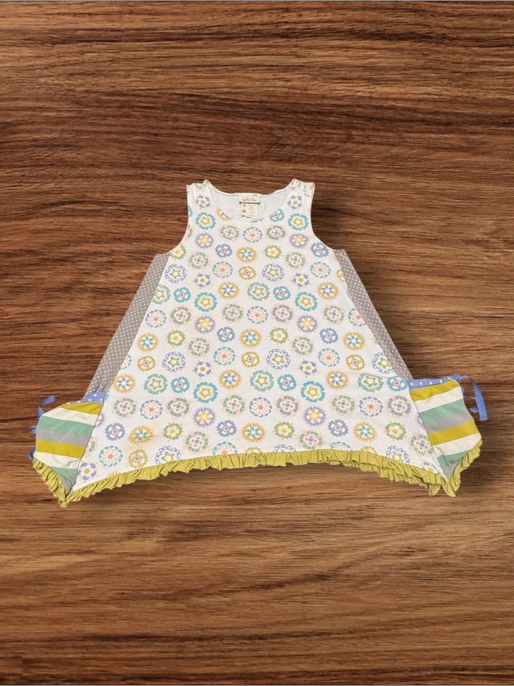 Matilda Jane "It's a Wonderful Parade" Pinwheel Trapeze Tunic Top Size 8